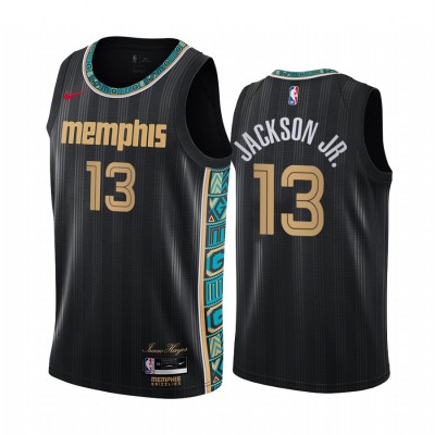 Nike Memphis Grizzlies #13 Jaren Jackson Jr. Black Youth NBA Swingman 2020-21 City Edition Jersey